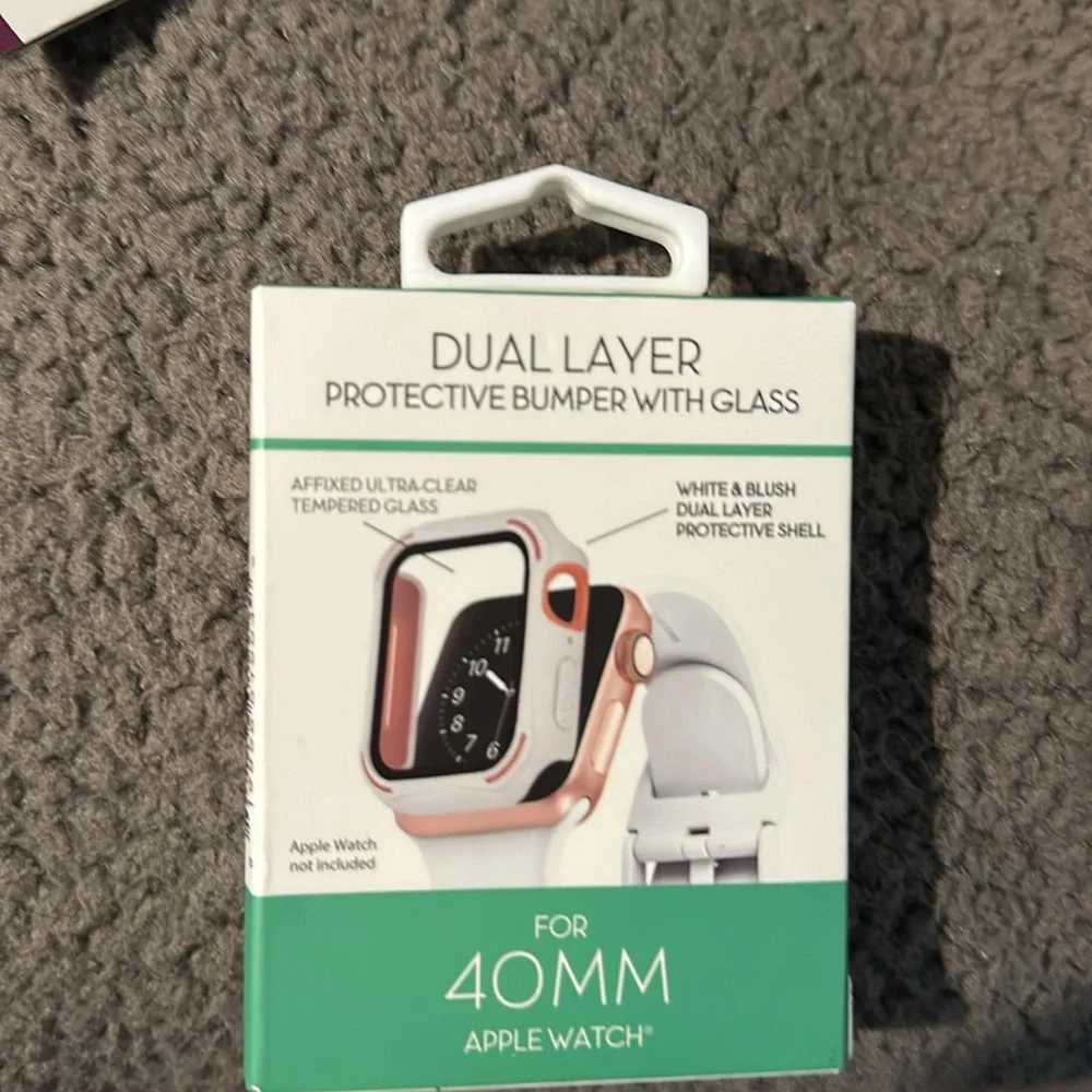 Dual Layer Full Protective Case with Glass for Apple Watch®